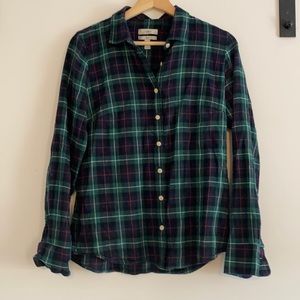 Jcrew Perfect Plaid Shirt